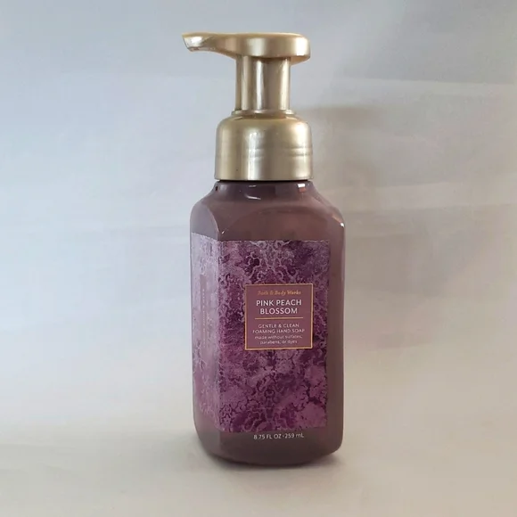 🥳3/20🥳Bath & Body Works PINK PEACH BLOSSOM Gentle Foaming Hand Soap - Picture 1 of 6